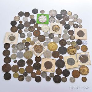 Group of Foreign Coins and Tokens