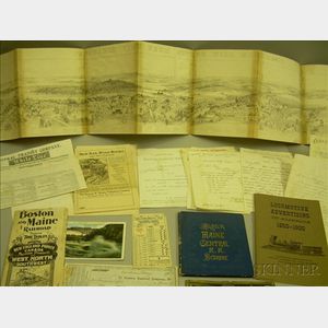 Group of Mostly 19th Century Railroad Related Ephemera and Collectibles