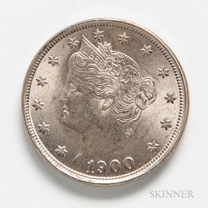 1900 Liberty Head Nickel. 
