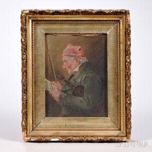 Framed Portrait of a Violinist