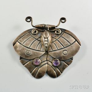 William Spratling Sterling Silver Butterfly Brooch