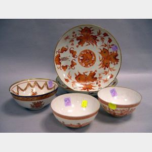 Five Pieces of Japanese Porcelain Tableware.