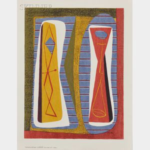 Edward August Landon (American, 1911-1984) Three Works: Chinoiserie