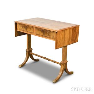 Federal-style Mahogany Veneer Sofa Table