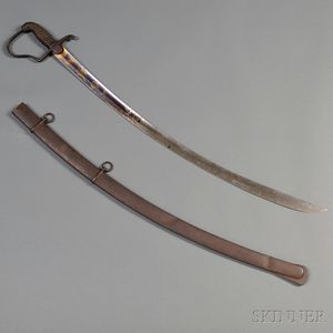 Iron-hilted Sword and Scabbard