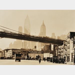 Berenice Abbott (American, 1898-1991) Waterfront, South Street, Manhattan