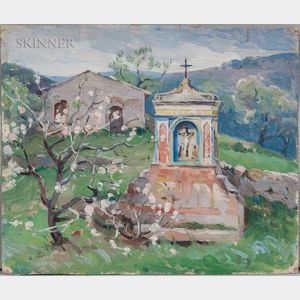 Mabel May Woodward (American, 1877-1945) Shrine, Sicily
