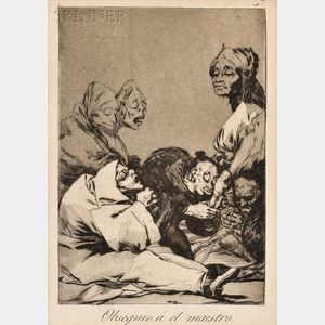 Jose Francisco de Goya y Lucientes (Spanish, 1746-1828) Lot of Three Plates from LOS CAPRICHOS: