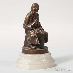 Bronze Figure of a Jewish Man