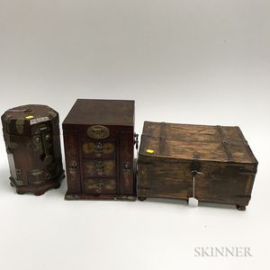 Six Wooden Boxes