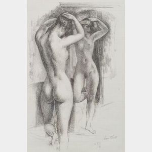 Leon Kroll (American, 1884-1975) Nude in Mirror