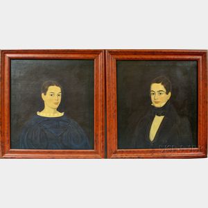 Three Framed Portraits of Siblings
