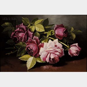 John Clinton Spencer (American, 1861-1919) Still Life with Roses