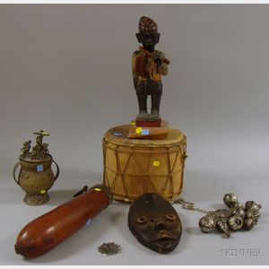 Seven Assorted African and Ethnographic Items