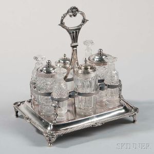 George III Sterling Silver Cruet Set