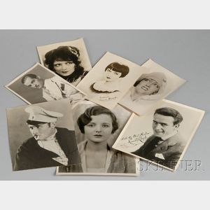 Collection of Late 1920s A-List Movie Star Publicity Photographs