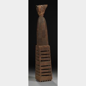Austral Island Carved Wood Ceremonial Adze