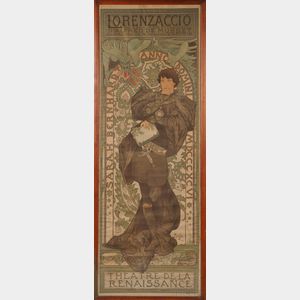 Mucha, Alphonse (1860-1939) Lorenzaccio Poster.