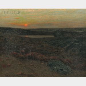 Charles Warren Eaton (American, 1857-1937) Sunset in New England
