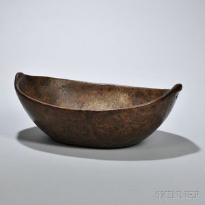 Carved Burl Bowl