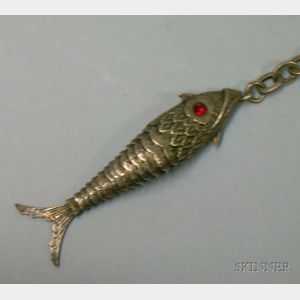 Small Articulated Silver Fish