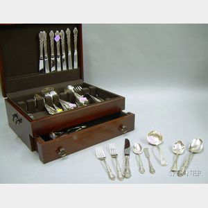 Roger's Partial Sterling Flatware Service for Eight