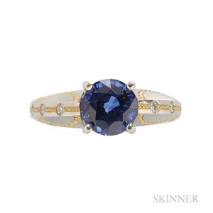 Sapphire and Diamond Ring, Zoltan David