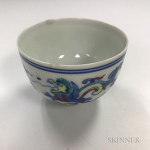 Doucai Porcelain Cup