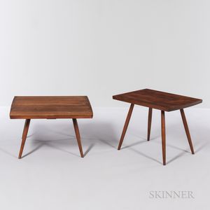 Two George Nakashima (1905-1990) Occasional Tables