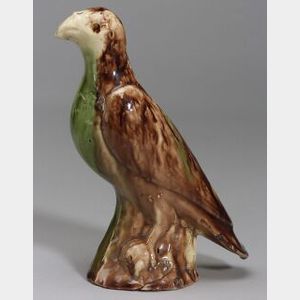 Staffordshire Lead Glazed Creamware Model of a Bird