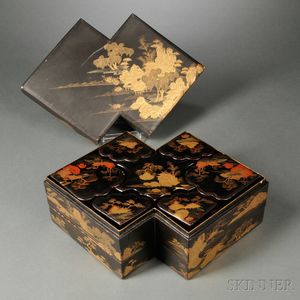 Lacquer Sweetmeat Covered Box