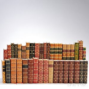 Decorative Bindings, Finely Leather-bound Sets and Singles, Thirty-eight Volumes.