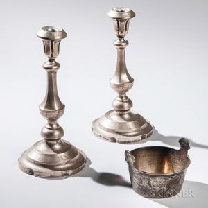 Three Pieces of Austrian .800 Silver Tableware