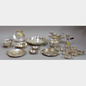 Approximately Twenty-eight Sterling Silver Serving Items