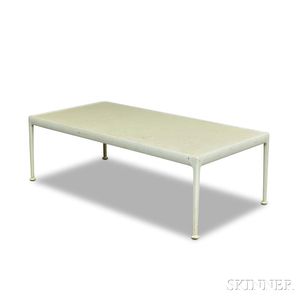 White-painted Metal Coffee Table
