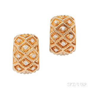18kt Gold Earrings, Sabbadini