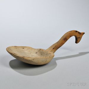 Carved Butter Paddle