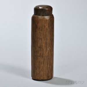 Tubular Wood Container