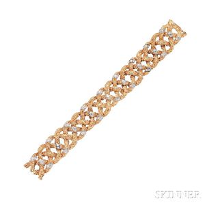 18kt Gold and Diamond Bracelet, Van Cleef & Arpels