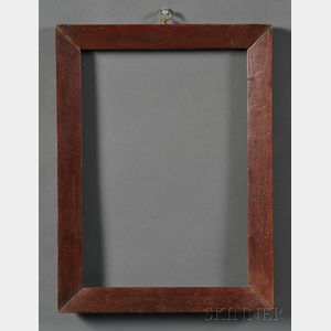 Red-painted Pine Frame