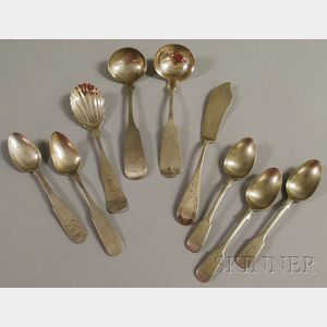 Nine Silver Table and Serving Items