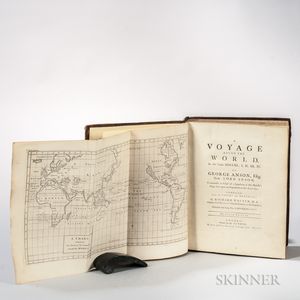 Anson, George (1697-1762) A Voyage Round the World, in the Years MDCCXL, I, II, III, IV.