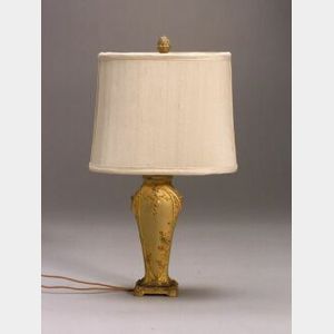 Art Nouveau Bronze Dore Boudoir Lamp Base