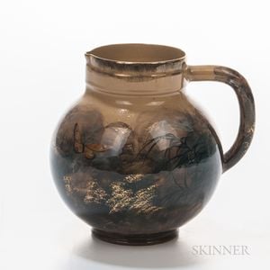 Early Albert R. Valentien (1862-1925) Rookwood Pottery Pitcher
