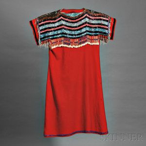 Blackfoot Beaded Cloth Woman's Dress