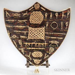 Shield-form Display of Nautical Knots