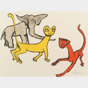 Alexander Calder (American, 1898-1976) Our Unfinished Revolution - Animals