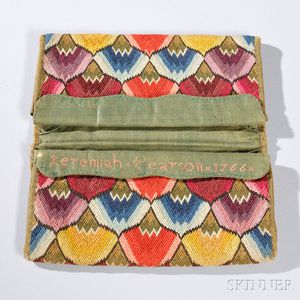 Flame-stitch Pocketbook