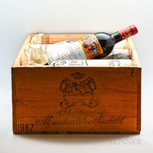 Chateau Mouton Rothschild 1987, 12 bottles (owc)