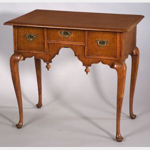 Queen Anne Tiger Maple Dressing Table